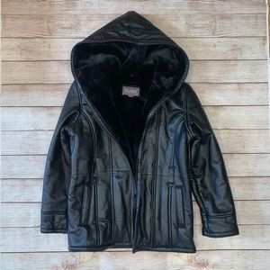 Wilsons Leather Kids Faux Fur Lined Jacket